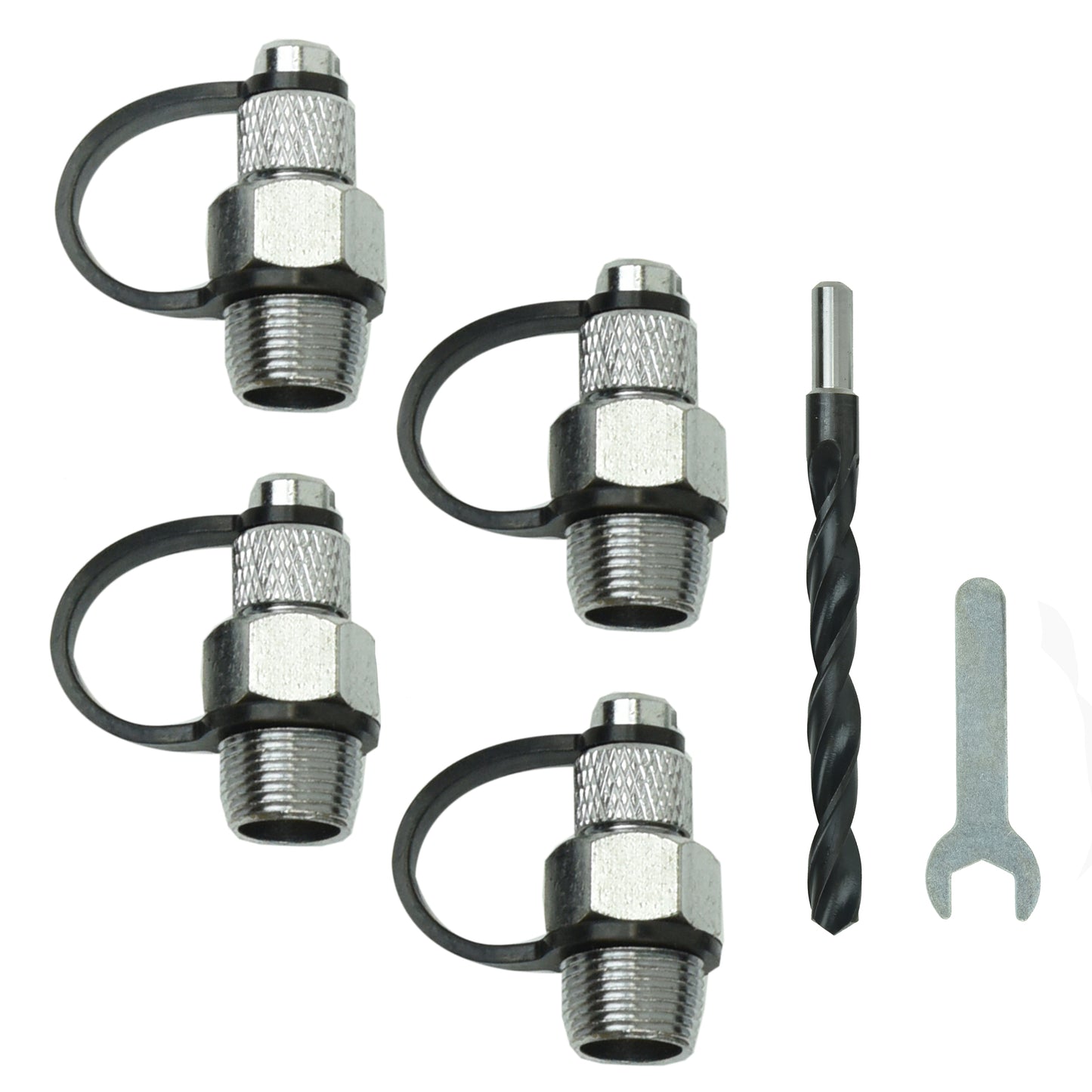 Gas Can 1/2" Vent Caps, Easy Install, Chrome Brass, for 1/2 inch hole (4) image 0