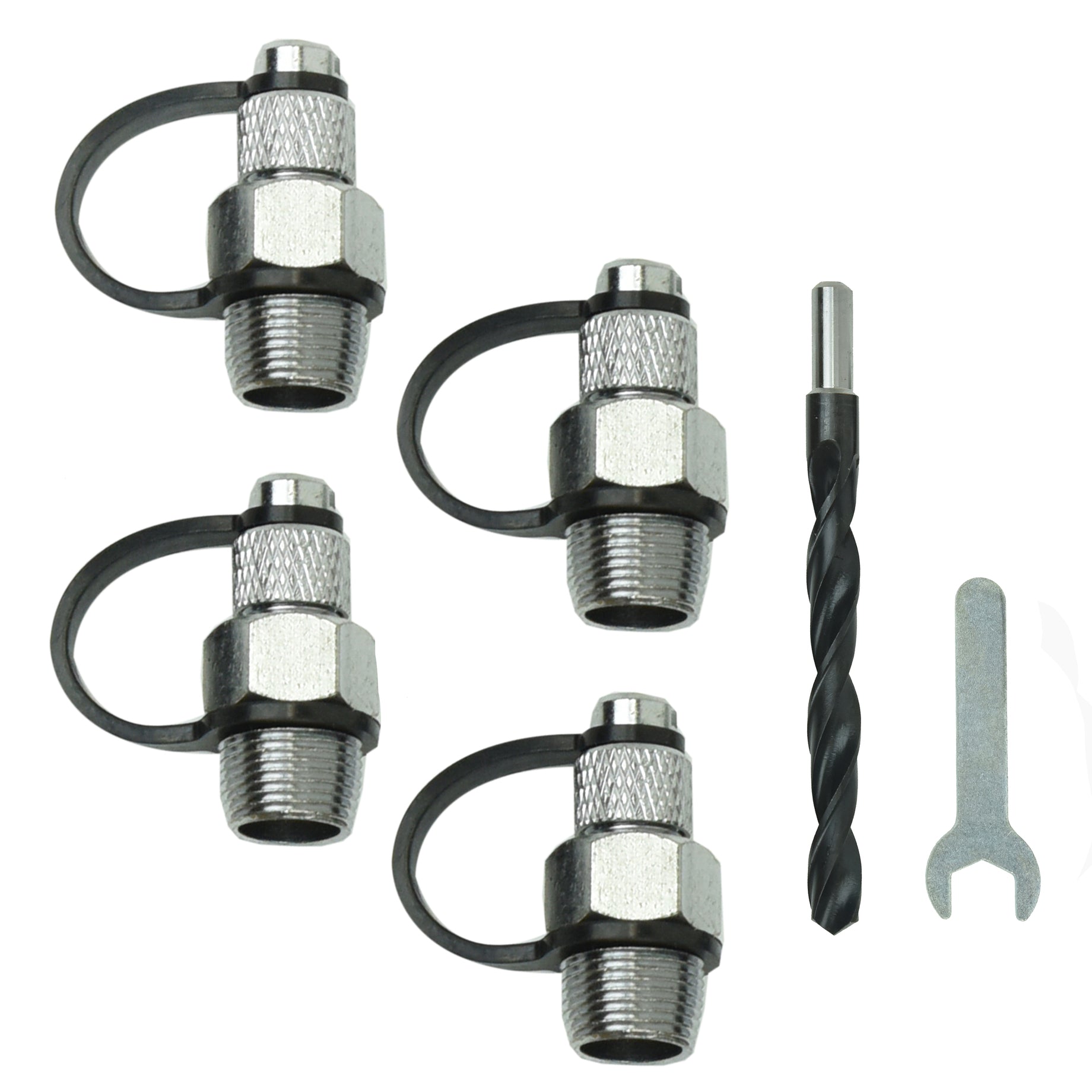 Gas Can 1/2" Vent Caps, Easy Install, Chrome Brass, for 1/2 inch hole (4) image 0