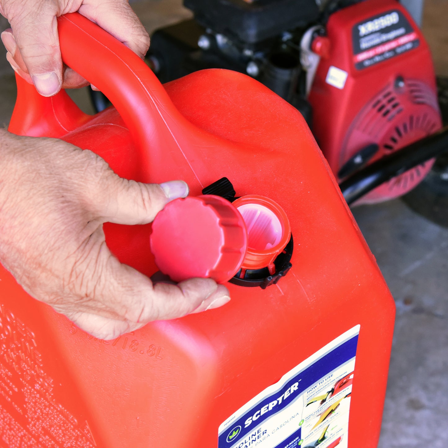 The Original Gas Can Solid Caps for Storage/Transportation- Multiuse (4) image 1